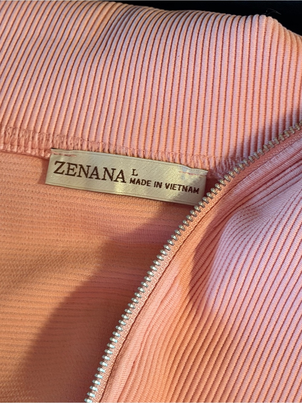 Zenana Ribbed High Neck Half Zip Pullover & Wide Leg Pants Set L
NWOT- Coral - Picture 2 of 4